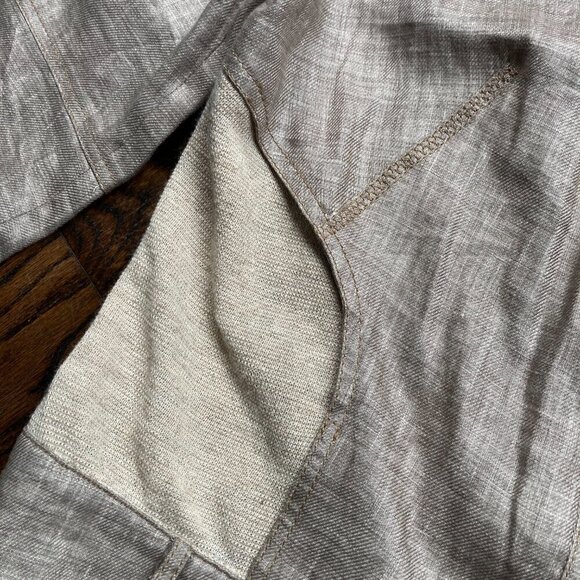 TRICOT CHIC Linen Jacket size 12 US - Picture 16 of 16